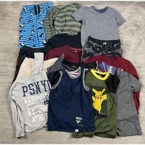 Lot of 14 Boys Clothes 10-12 Pokemon Athletic Works Aeropostale etc+